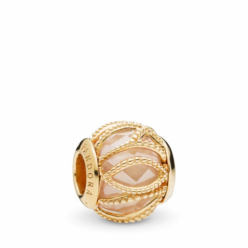 Pandora Shine™ Intertwining Radiance Charm - 18ct Gold Plated/Gold/Cubic Zirconia - Canada | KA9392B